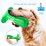 Rubber Chew Toys for Dog Toothbrush Pet Molar Tooth Cleaner Brushing Stick Doggy Puppy Dental Care Dog Pet Supply Bite-Resistant