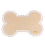 Easy Cleanning Pet Dogs Cats Bowl Mat Pad Puppy Bed Pet Cute Bone Shape Food Contaier Water Bottle Feeding Placemat