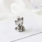 New Original Free Shipping Sliver Plated Bead Alloy Cat Dog Pet Owl Animal Charm Fit Pandora Bracelet Necklace DIY Women Jewelry