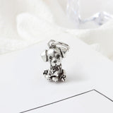 New Original Free Shipping Sliver Plated Bead Alloy Cat Dog Pet Owl Animal Charm Fit Pandora Bracelet Necklace DIY Women Jewelry