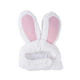 Cute Pet Costume Cosplay Rabbit Ears Cap Hat for Cat Halloween Xmas Clothes Fancy Dress with Ears Autumn Winter  Paty Accessorie