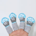 Pet Dog Socks Soft Cotton Anti-Slip Warm Antiskid Paws Dirts Away Easy Washing Indoor Dogs Cat Shoe Socks