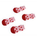 Pet Dog Socks Soft Cotton Anti-Slip Warm Antiskid Paws Dirts Away Easy Washing Indoor Dogs Cat Shoe Socks