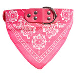 1pc Fashion Adjustable Dog Supplies Puppy Cat Neck Scarf patterns Bandana With Collar Neckerchief Pet Products Accessories