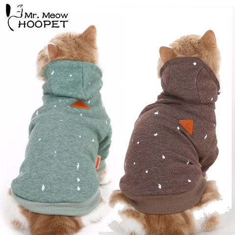 Hoopet Clothes for Cats Mascots Jacket for Dogs Costume French Bulldog Pug Sweater Suit for Cat Clothes Hoodie Coat