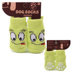 Warm Puppy Dog Shoes Soft Acrylic Pet Knits Socks Cute Cartoon Anti Slip Skid Socks For Small Dogs Pet Products