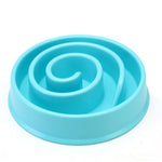 Useful Anti Choke Pet Dog Feeding Bowls Plastic Snail Shape Slow down Eating Food Prevent Obesity Healthy Diet Dog Accessories