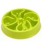 Useful Anti Choke Pet Dog Feeding Bowls Plastic Snail Shape Slow down Eating Food Prevent Obesity Healthy Diet Dog Accessories