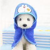 Cute Pet Dog Towel Soft Drying Bath Pet Towel For Dog Cat Hoodies Puppy Super Absorbent Bathrobes Cleaning Necessary supply